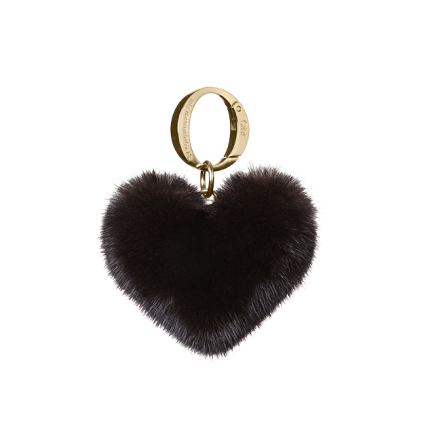 Ally Heart Charm Black