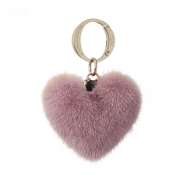 ally heart bag charm
