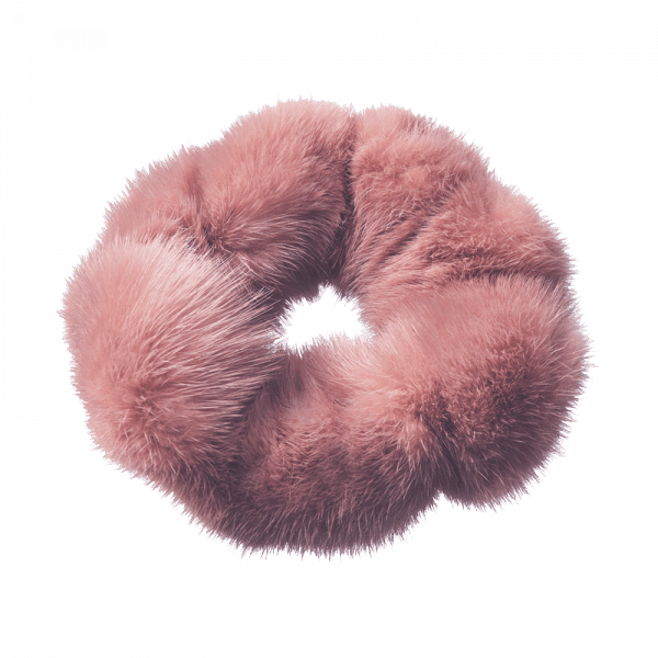 fur scrunchie